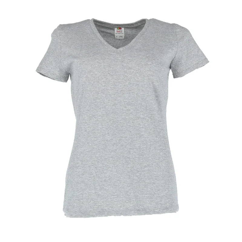 Fruit of the Loom Women's Cotton V Neck Tee Shirt