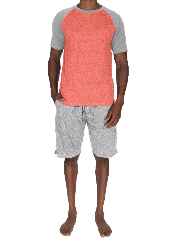 XXLarge / heather light grey/coral